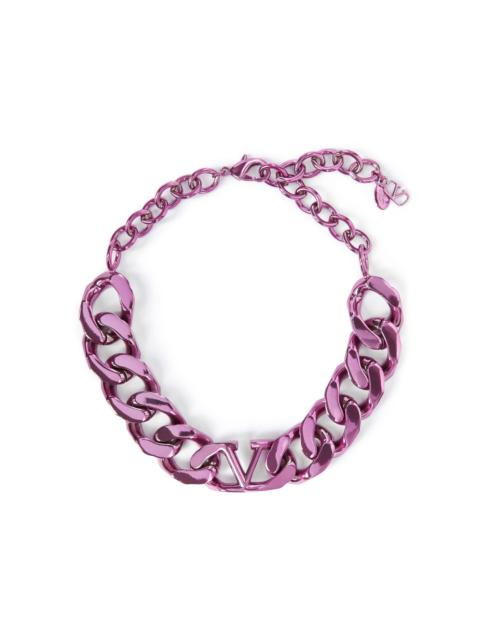 Valentino VLogo Signature curb-chain necklace
