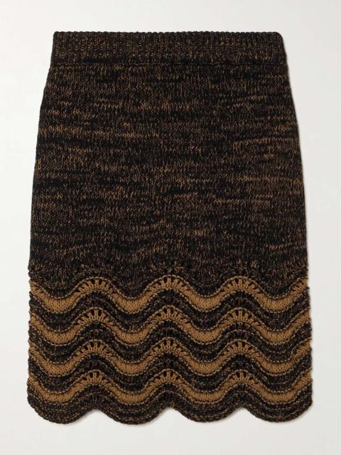 Chord knitted skirt