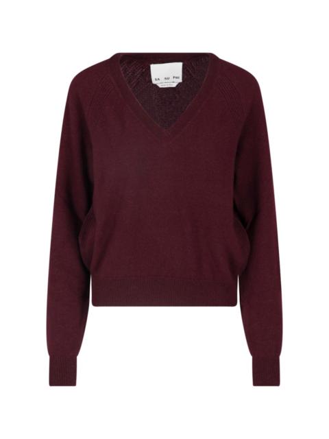SA SU PHI CASHMERE AND SILK SWEATER