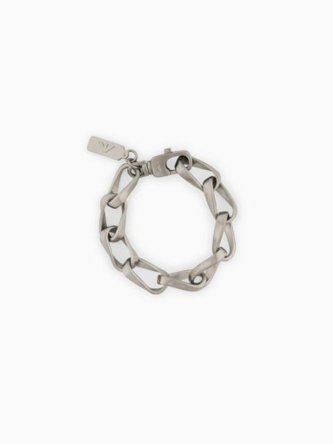 EMPORIO ARMANI STAINLESS STEEL CHAIN BRACELET