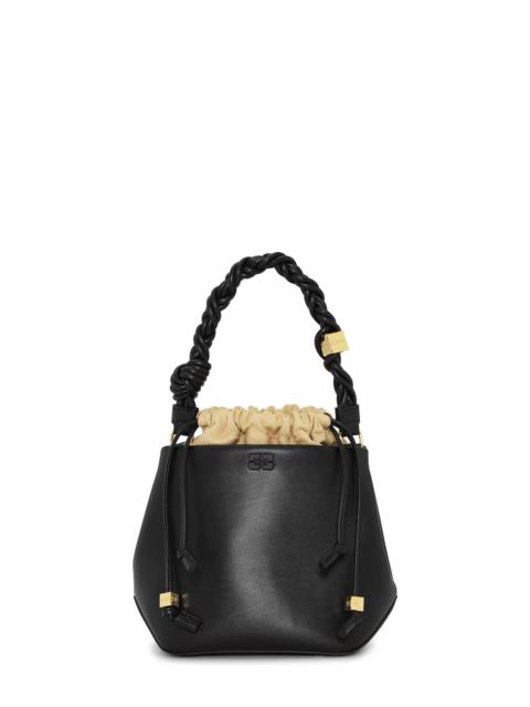 BLACK GANNI BOU BUCKET BAG