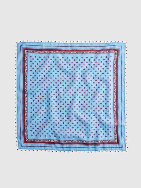 Madewell Beaded Bandana in Cotton Blend