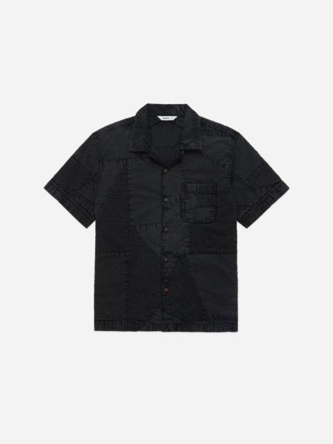 3sixteen Vacation Shirt - Black Overdyed Patchwork
