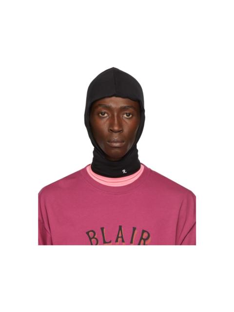 Raf Simons Black Hoodie Neckpiece Beanie