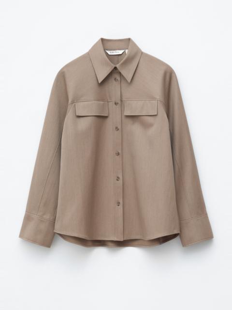 & Other Stories Structured wool-cotton shirt