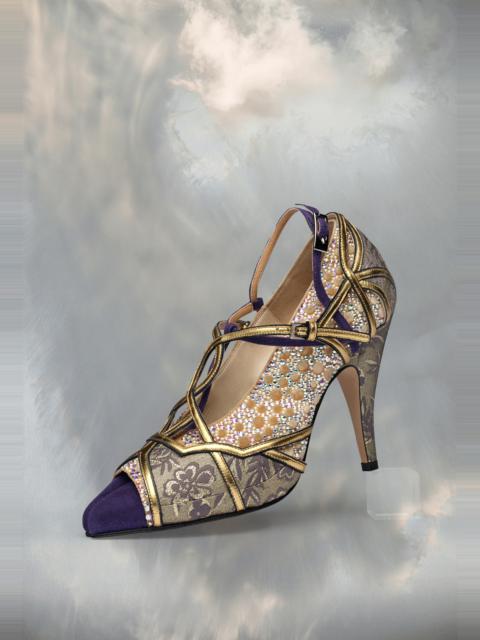 Maison Margiela Tabi Monster velvet pump