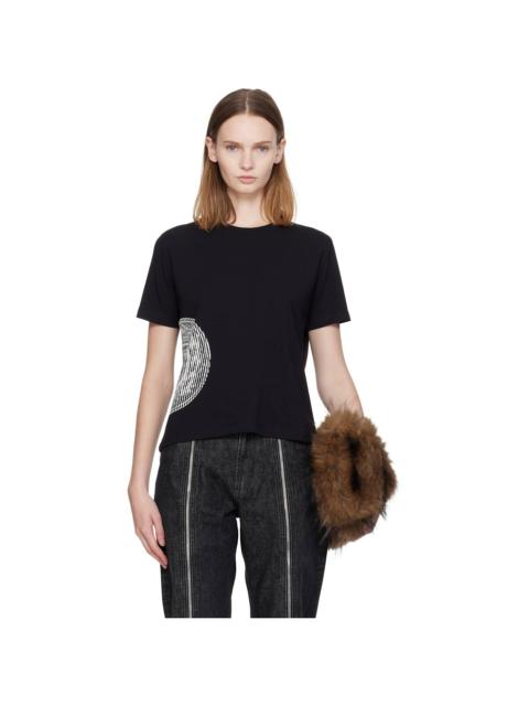 Jean Paul Gaultier Black 'The Laurel Stamped' Baby T-shirt