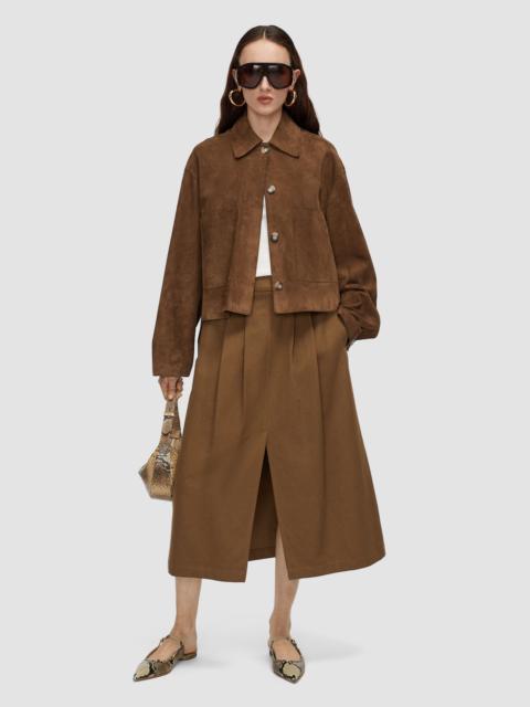 JOSEPH Kharis Cotton Twill Skirt