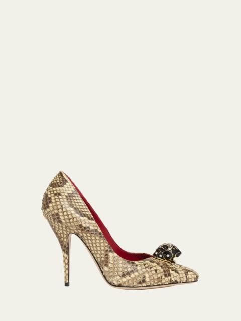 Valentino Pas de Chat Python Pumps