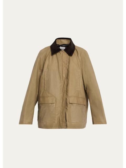 TOTEME Country Desert Waxed Cotton Jacket