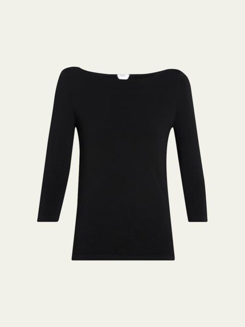 Wolford Cordoba Boatneck Stretch Cotton Top