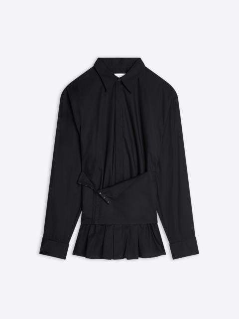 Dries Van Noten CORSETED COTTON SHIRT
