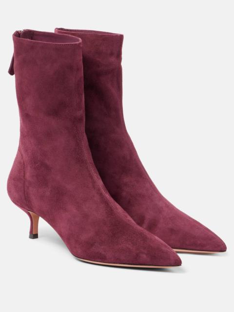 AQUAZZURA 60mm side ankle boots