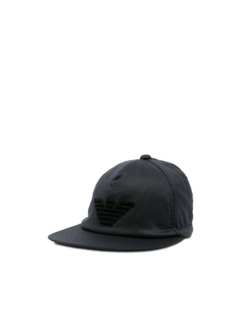 EMPORIO ARMANI logo-patch baseball cap