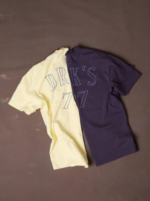 Drake's Purple '77' Print Short-Sleeve Hiking T-Shirt