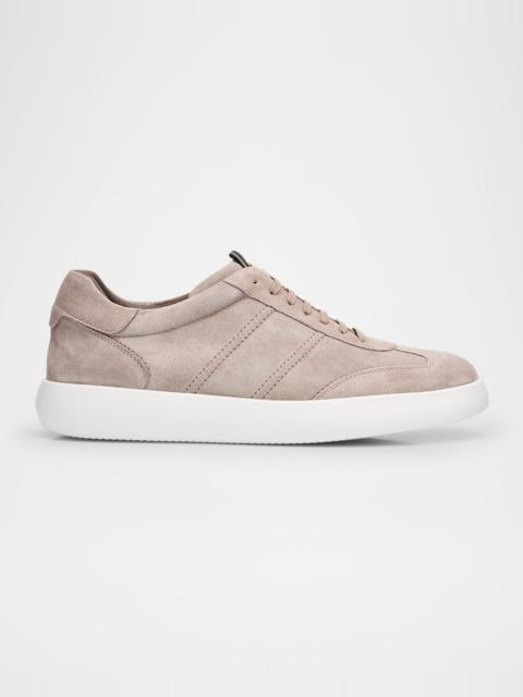 Brioni Men's New Cassette Suede Low-Top Sneakers