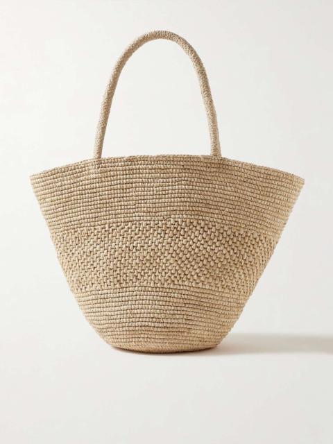 The Row Emilie large raffia tote Beige