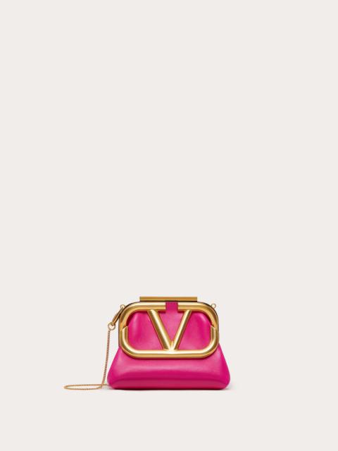 Valentino Mini Supervee Nappa Clutch