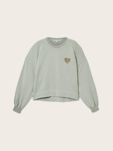 ALLSAINTS LOVER OVERSIZED CREW NECK SWEATSHIRT