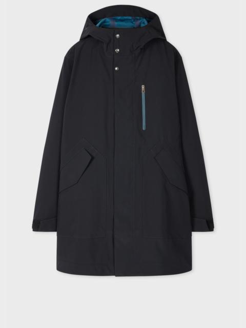 Paul Smith Navy Three-Layer Taped Seam Parka