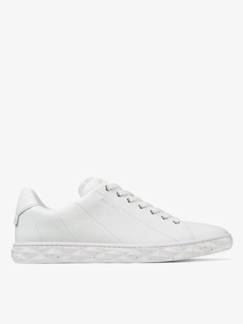 Diamond Light/M
White Nappa Leather Low-Top Trainers with Flecked Sole