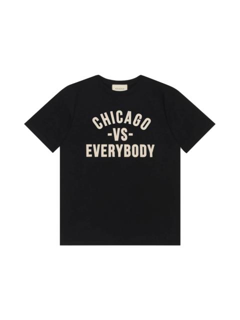GUCCI Gucci CHICAGO VS. EVERYBODY T-shirt Black