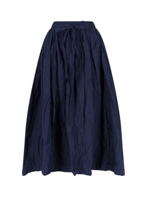 Daniela Gregis COTTON SATIN SKIRT