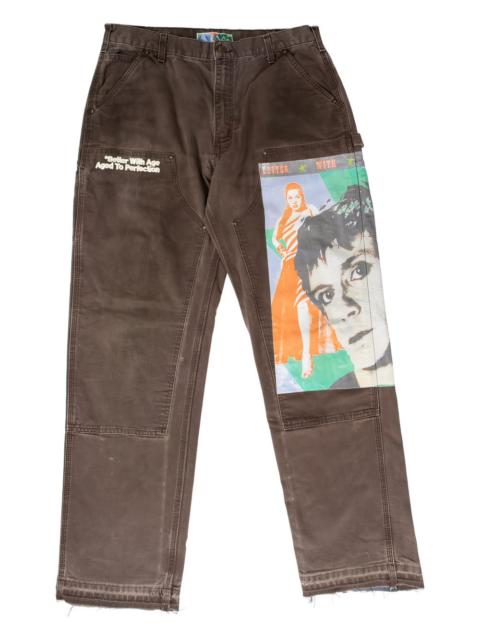 *Better With Age double-knee graphic trousers