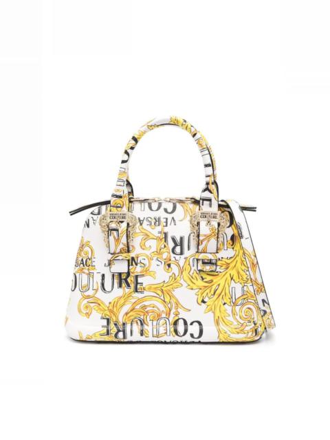 VERSACE JEANS COUTURE Barocco-print logo-buckle tote bag