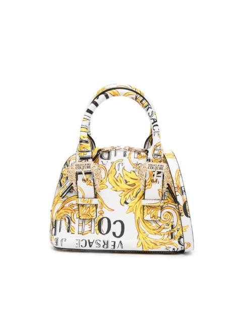 VERSACE JEANS COUTURE Barocco-print logo-buckle tote bag