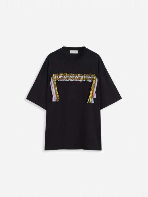 Lanvin OVERSIZED CURB LACE T-SHIRT