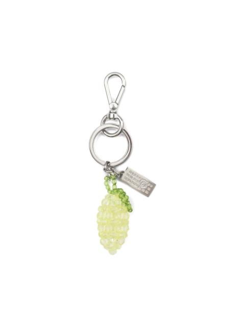 MM6 Maison Margiela lemon-shape beaded  keyring