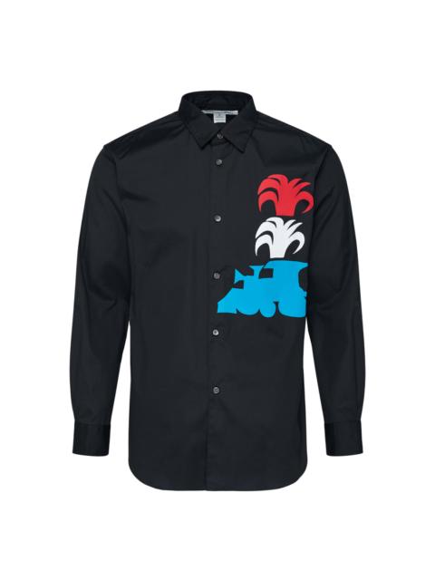 Comme des Garçons SHIRT Woody Woodpecker Long Sleeve Shirt