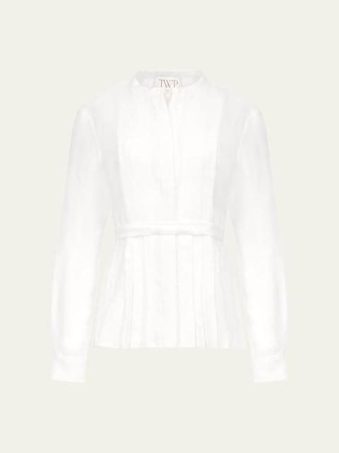 TWP Pleated Poet Blouse
