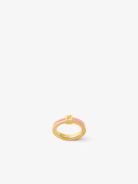 FENDI Forever Fendi ring Pink and gold-colored metal ring