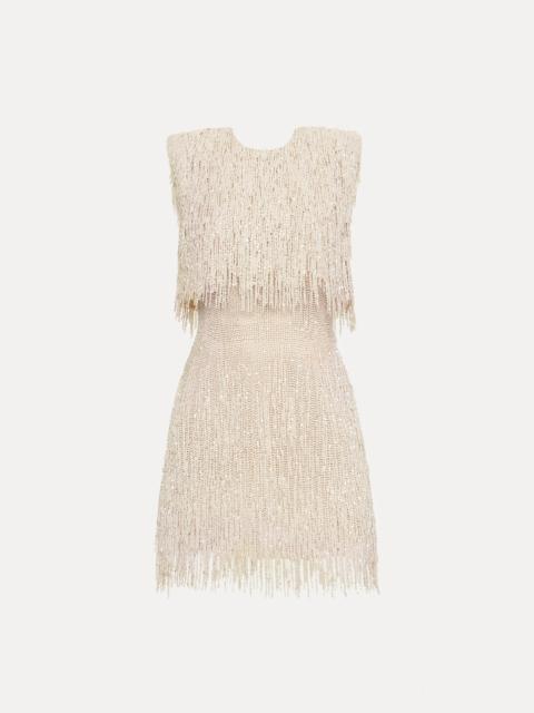 PEARL FRINGE COCKTAIL DRESS