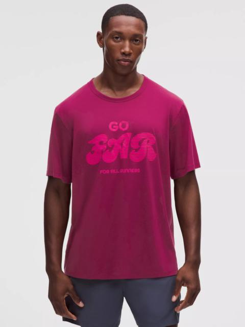 lululemon Mile Maker Mesh Short-Sleeve Shirt *Run Graphic