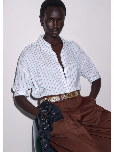 ME+EM Crop Sleeve Shirt