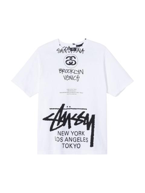 Stussy x Takahiro Miyashita The Soloist World Tour Collection T-Shirt 'White'