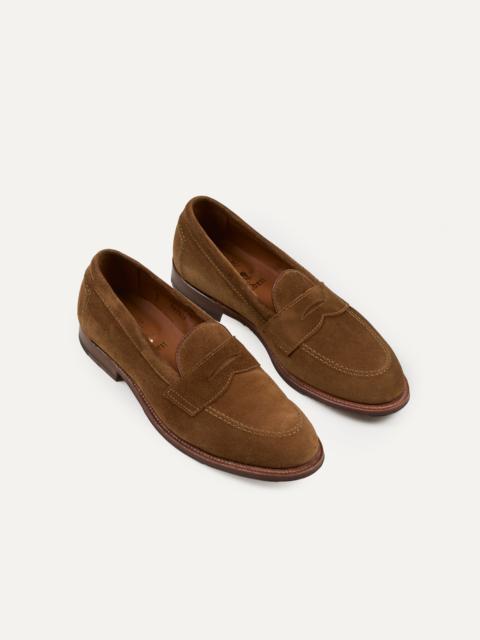 Alden Alden Snuff Suede Penny Loafer