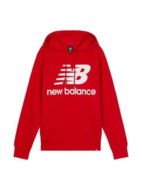 New Balance Big Logo Sweat Pullover Hoodie 'Red' AMT03558-REP