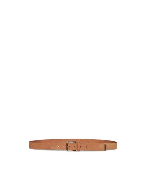 Brunello Cucinelli leather buckle-fastening belt