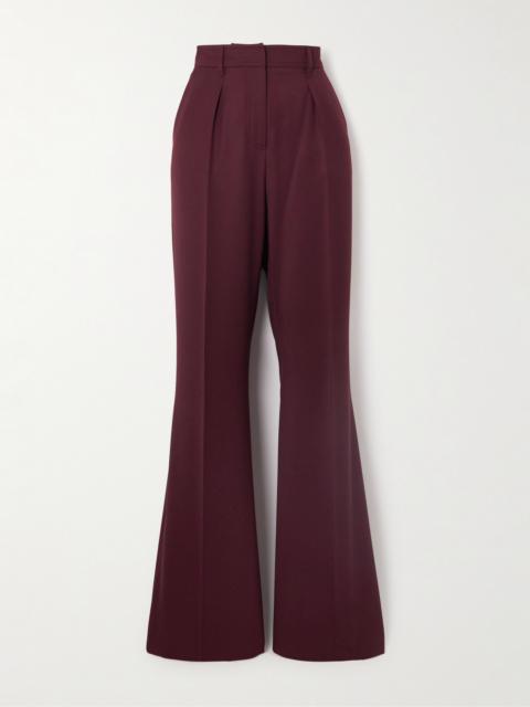 Max Mara Pleated Wool-twill Straight-leg Pants