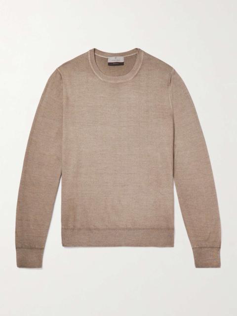 Slim-Fit Wool and Silk-Blend Sweater