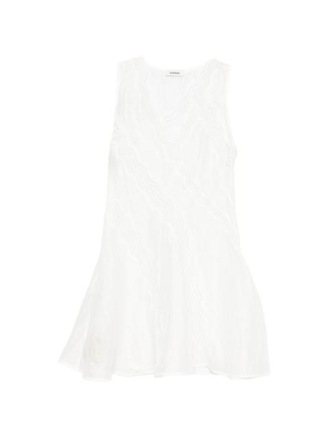 Sandro Blandine lace-band mini dress