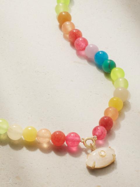 SYDNEY EVAN 14-karat Gold Multi-stone Necklace