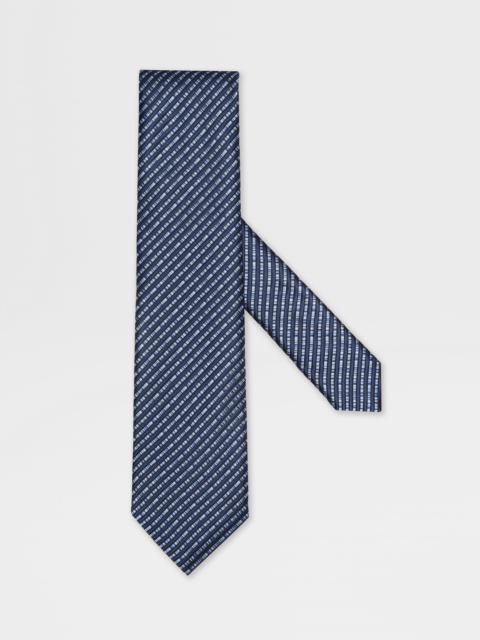 DARK BLUE SILK TIE