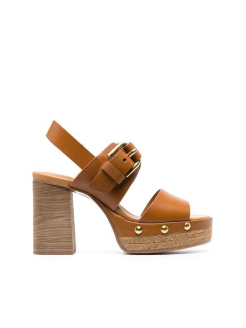 See by Chloé platform buckled sandals