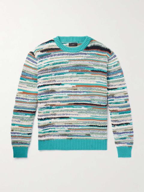 Alanui Madurai Striped Cotton-Blend Sweater