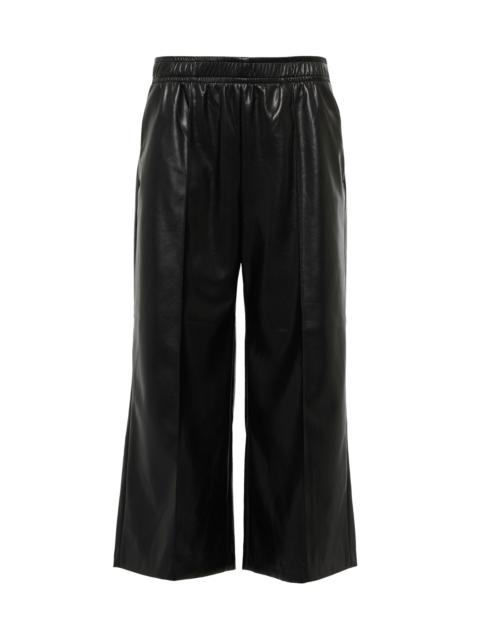 velvet Nica cropped culottes